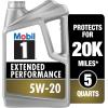 imageMobil 1 Extended Performance Full Synthetic Motor Oil 0W20 5 Quart5 Quart
