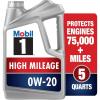 imageMobil 1 Extended Performance High Mileage 0W20 5QTFull Synthetic High Mileage