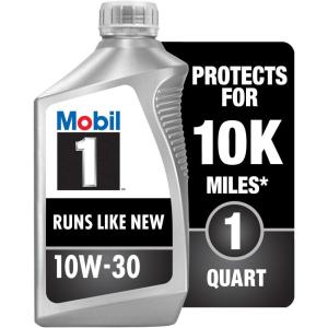 imageMobil 1 Advanced Full Synthetic Motor Oil 10W30 1 Quart Pack of 66pack of 1 quarts
