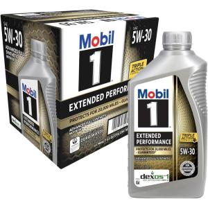 imageMobil 1 Extended Performance Full Synthetic Motor Oil 5W30 6pack of 1 quarts6pack of 1 quarts