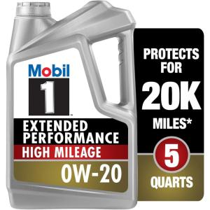 imageMobil 1 Extended Performance High Mileage 0W20 5QTExtended Performance High Mileage